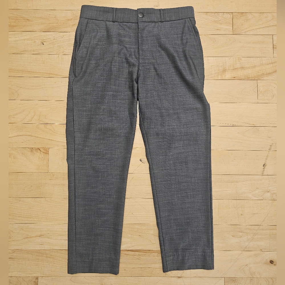 State and Liberty Athletic Fit Stretch Suit Pants - Heathered Grey Men 30